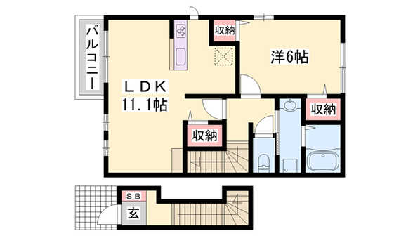 ルナ・エトワールの物件間取画像